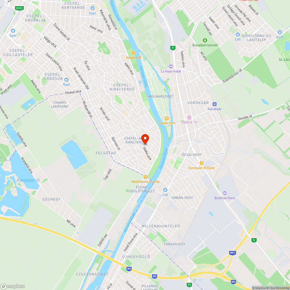 Eldugult vízelnyelő bejelentés helye