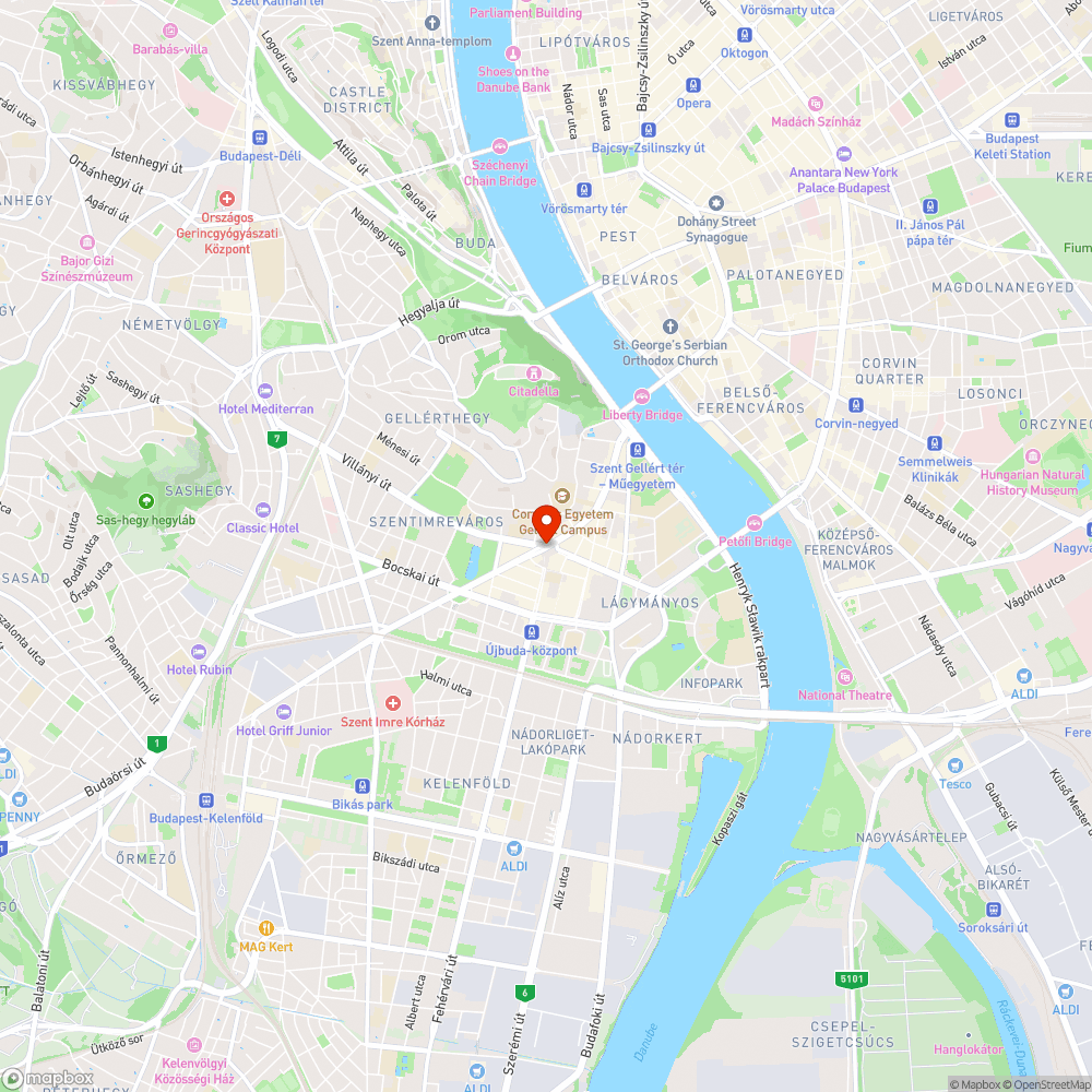 Móricz Zs. aluljáró bejelentés helye