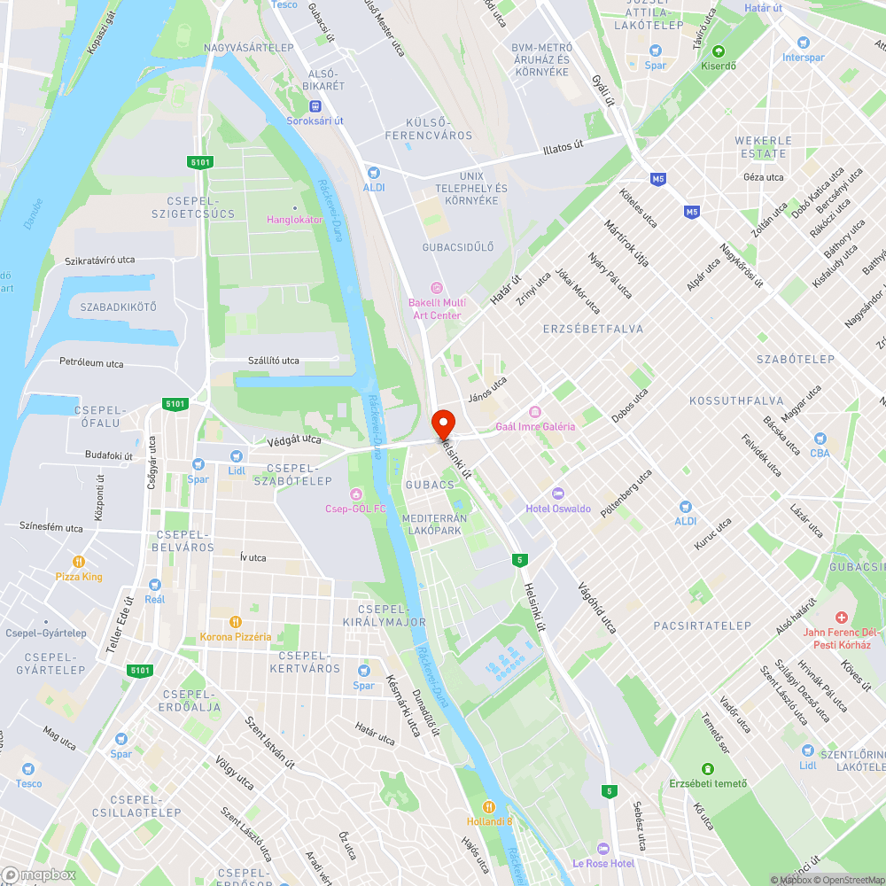 Eltört korlát bejelentés helye