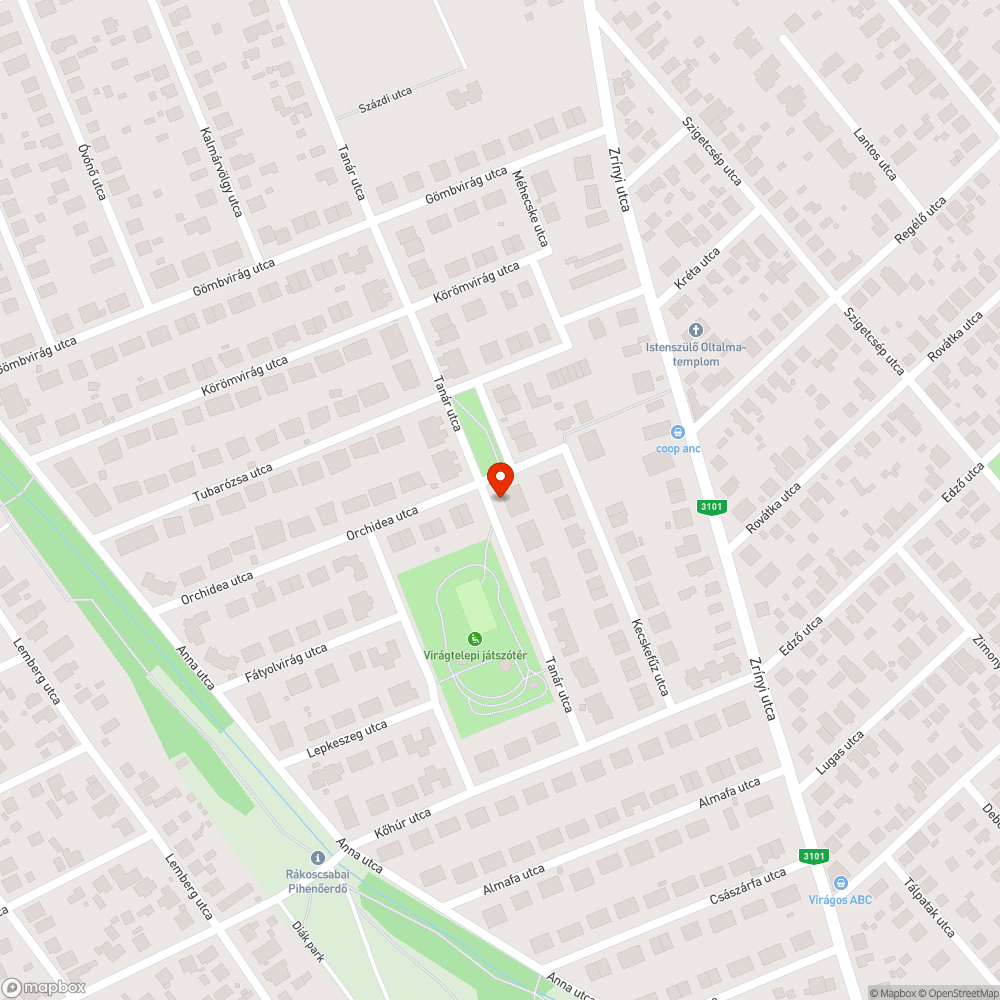 Eltömődött esővíz elvezető árok bejelentés helye