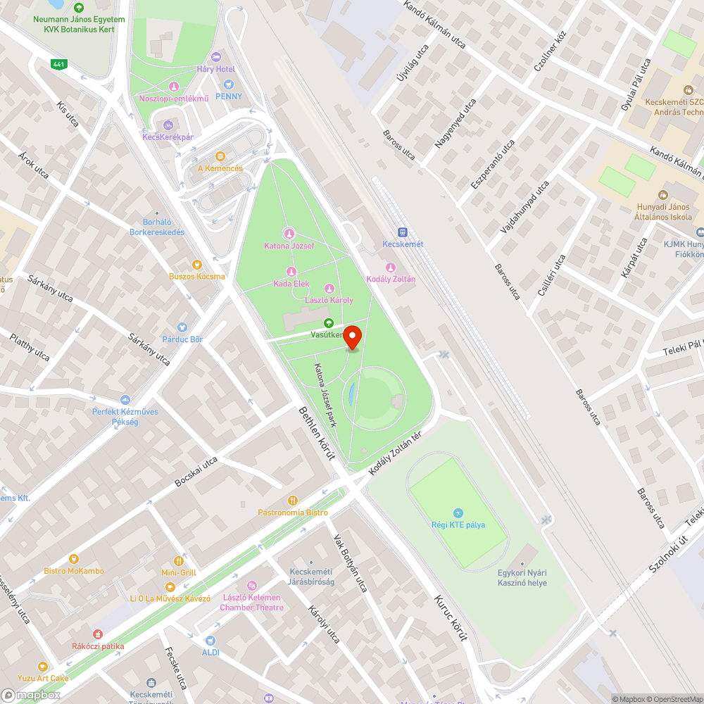 Leesett burkolatok közterületen való tárolása a Vasútkertben - ÚJRAKÜLDVE bejelentés helye