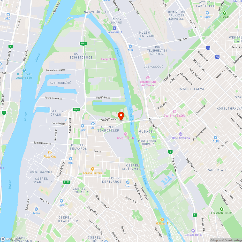 Eldugult vízelnyelő bejelentés helye