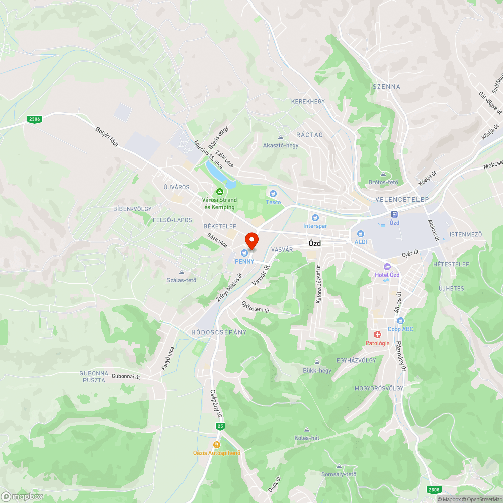 Járhatatlan járda bejelentés helye