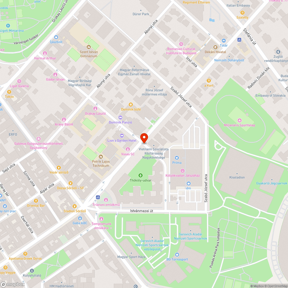 Nem látszik a jelzőlámpa bejelentés helye