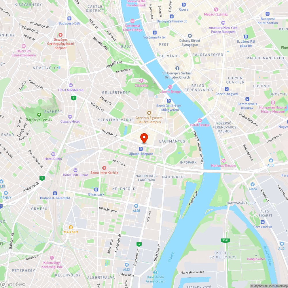 Magasan elhelyezett pad bejelentés helye