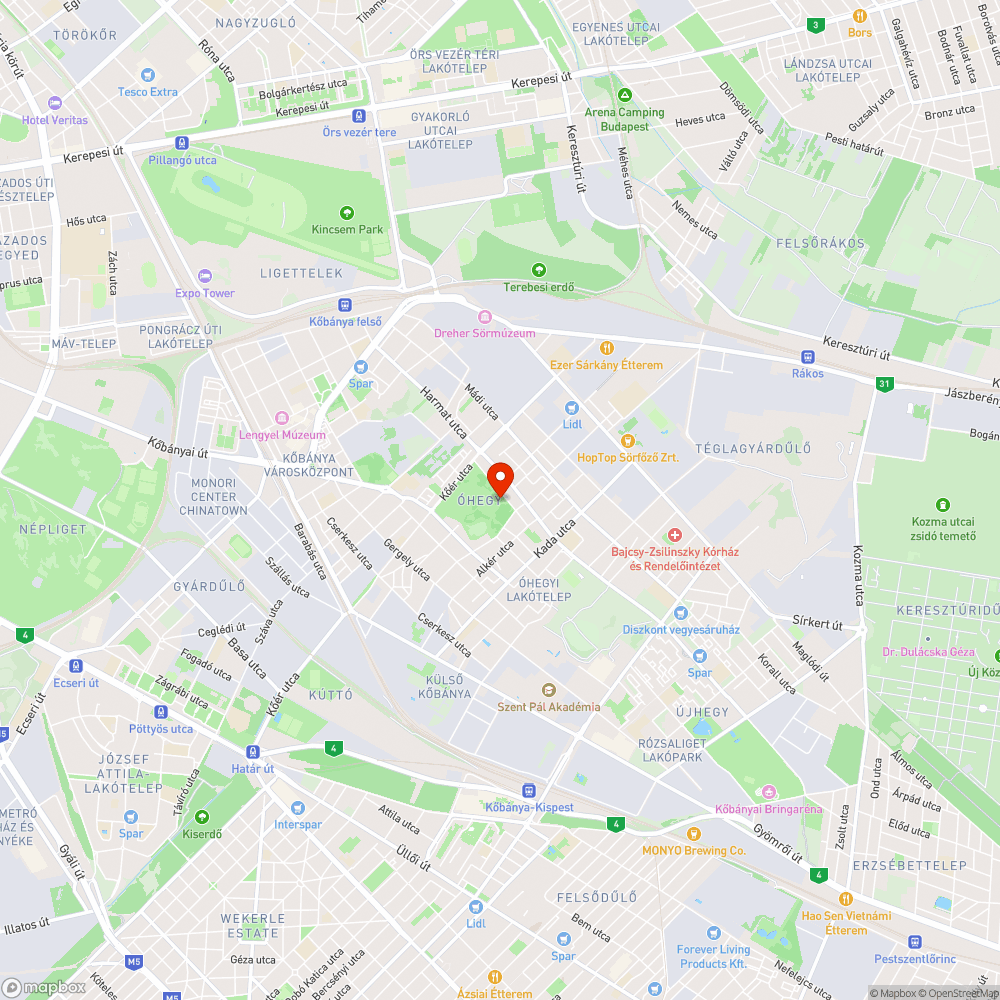 Hiányzó csap bejelentés helye