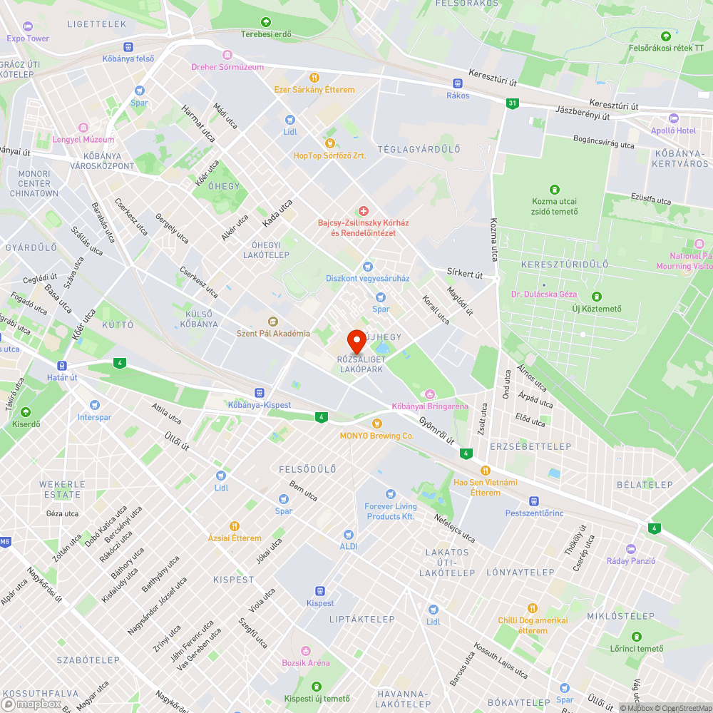 Ócska korlát bejelentés helye