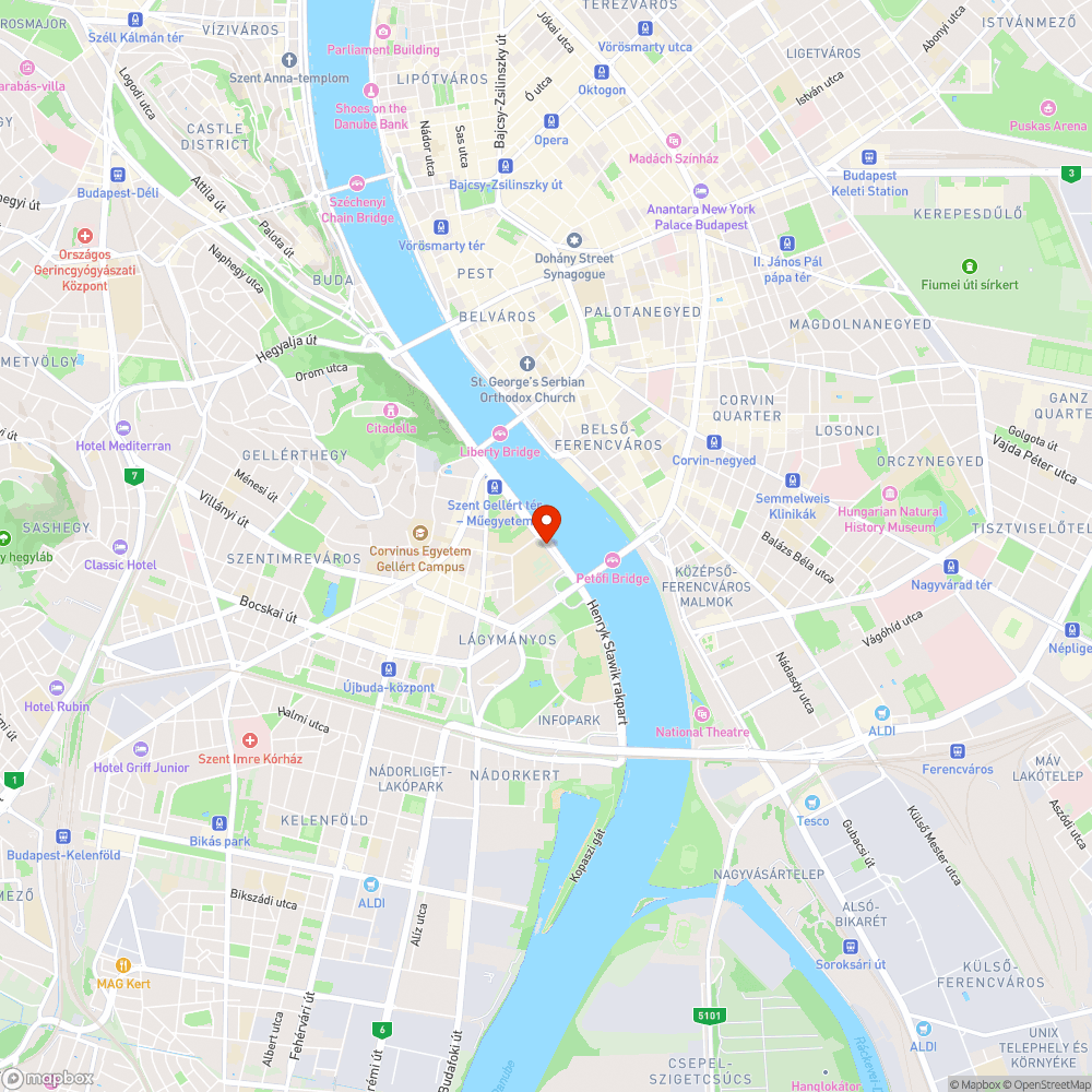 fatuskó miatti gyalog- és kerékpárút-szűkület bejelentés helye