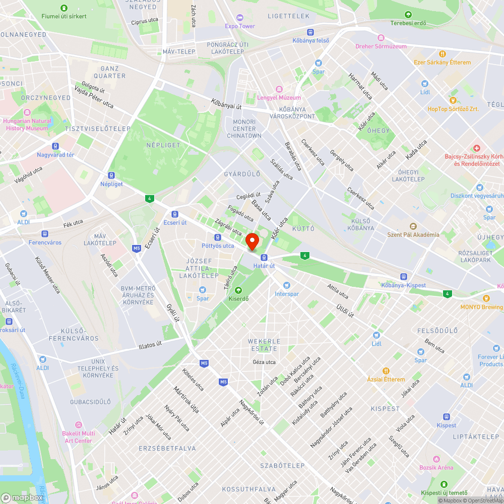 Hiányzó fák a fasorból bejelentés helye