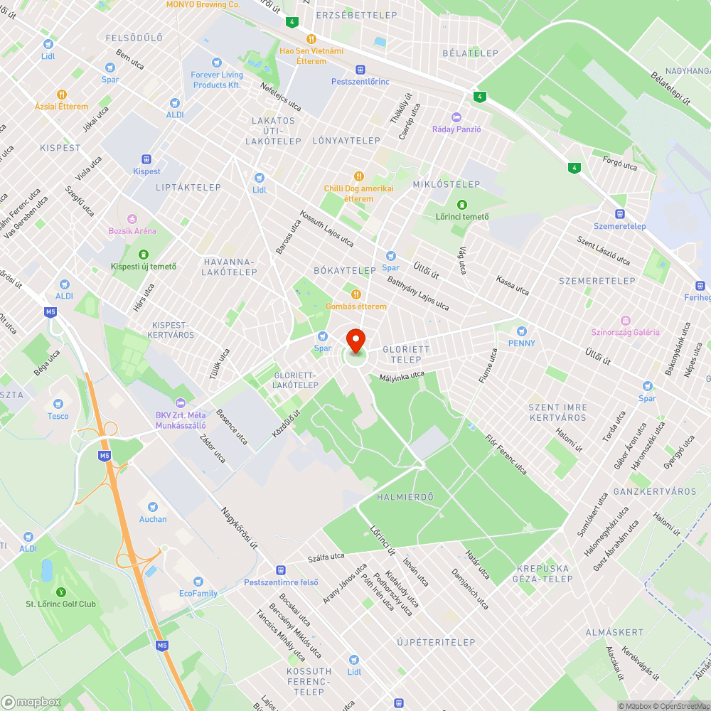 Körforgalom bejelentés helye