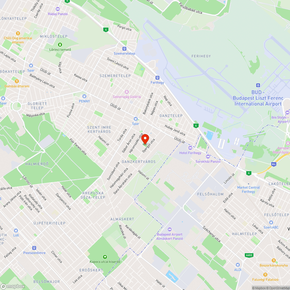 Elhagyatott park bejelentés helye