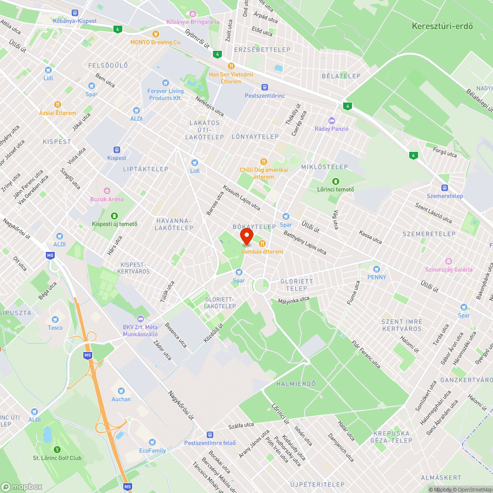 Hiányzó utcanévtábák bejelentés helye