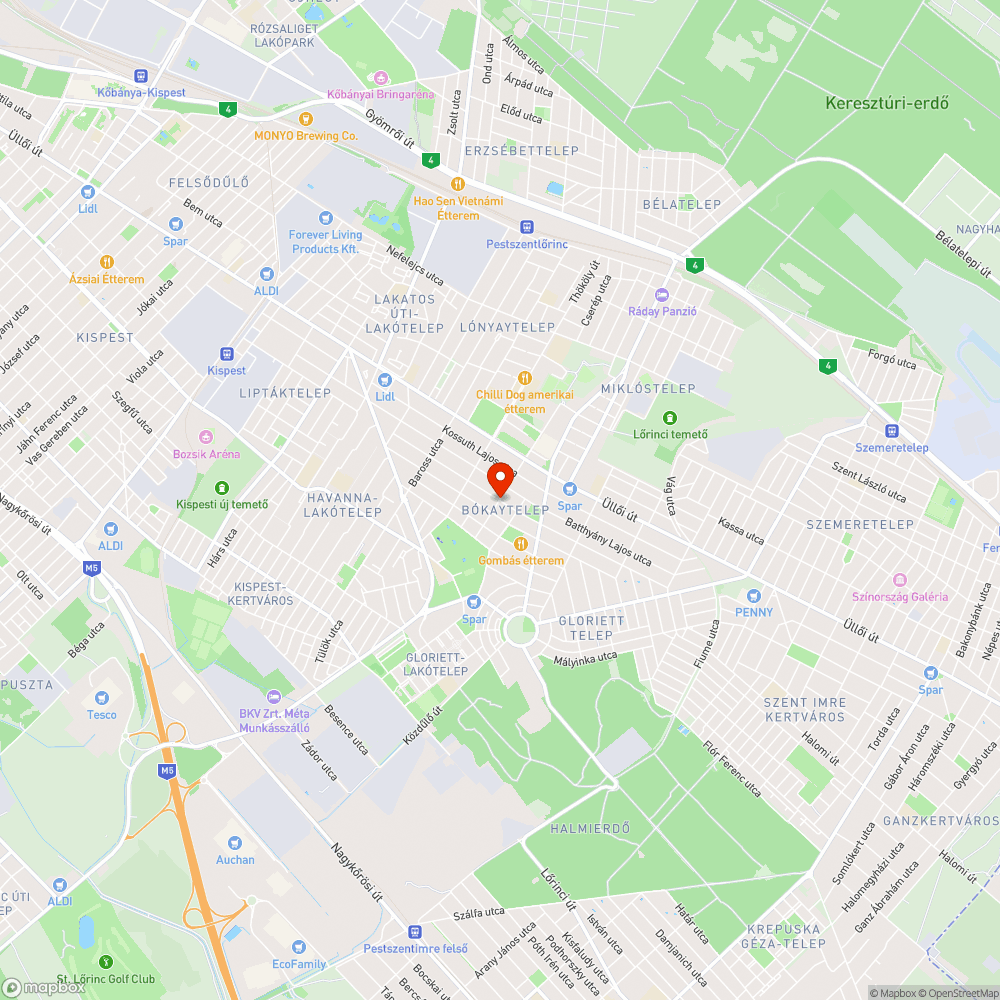 Hiányzó utcanévtábák bejelentés helye