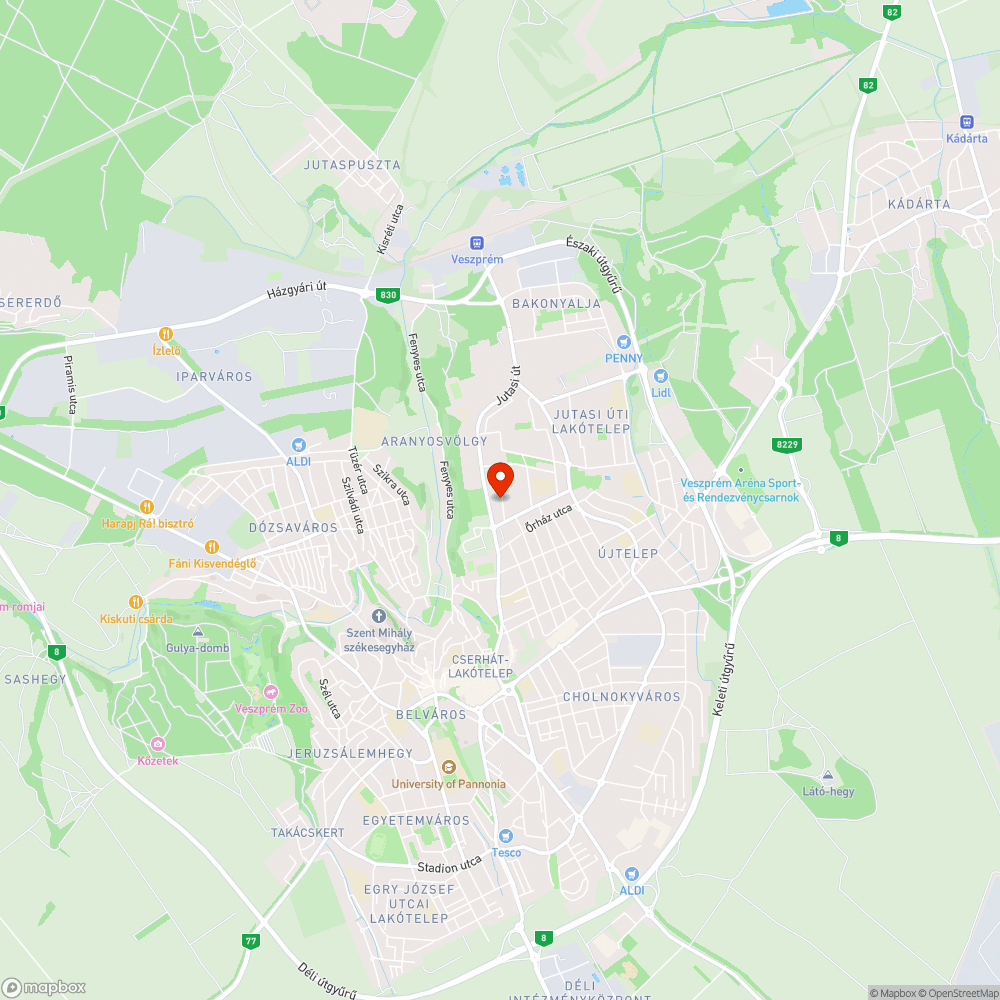 Elhagyott autók bejelentés helye