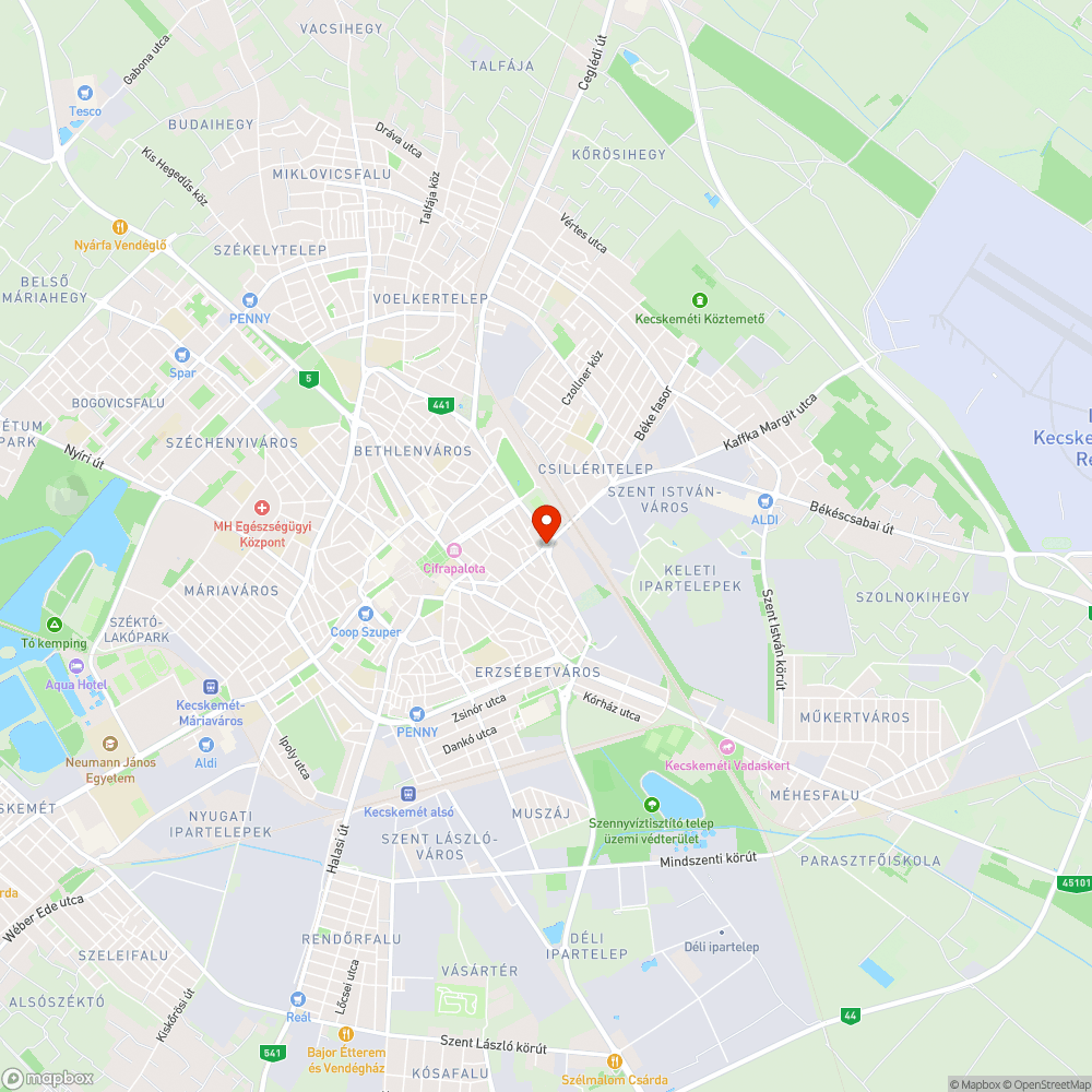 Alig világító tilos jelzés bejelentés helye