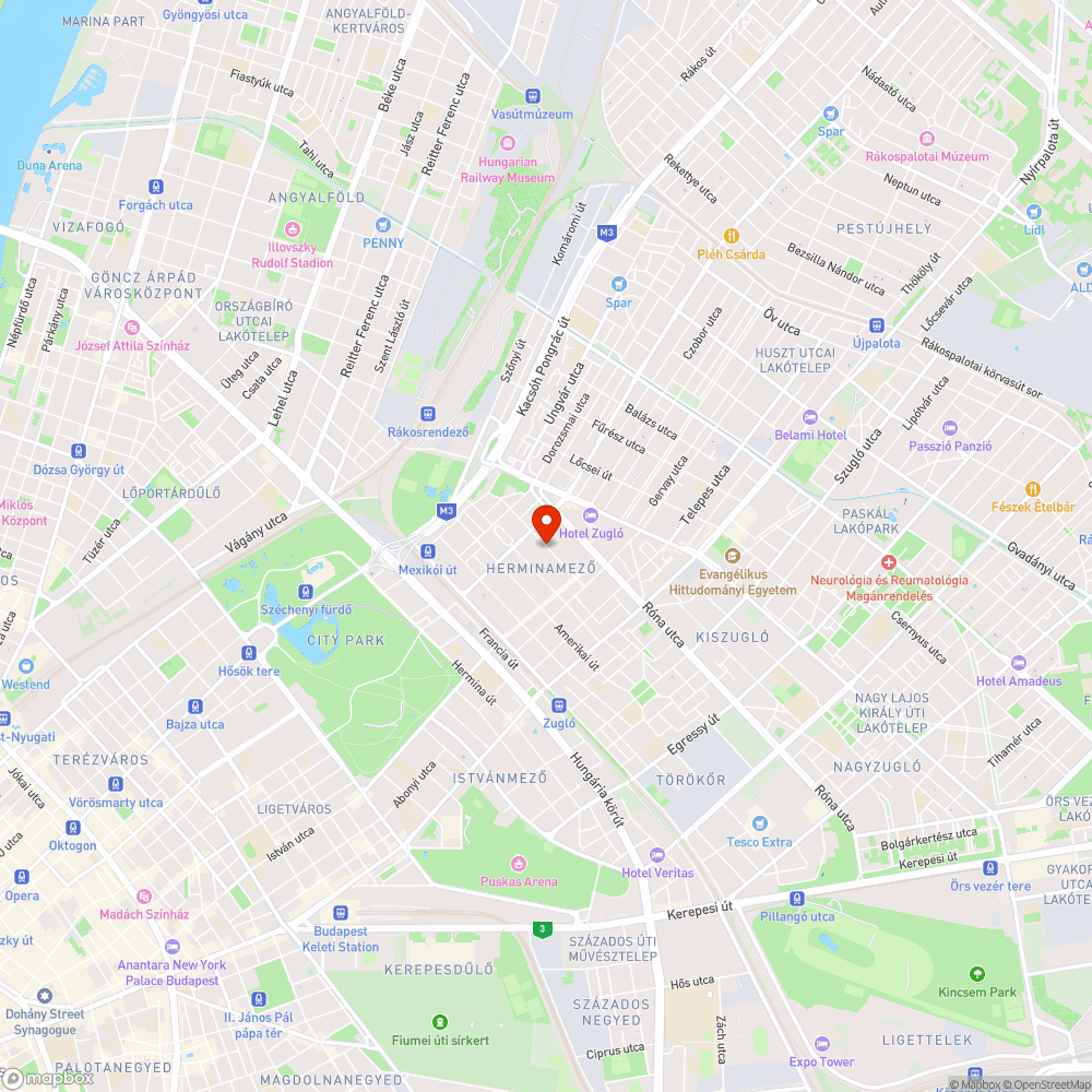 Autó bejelentés helye