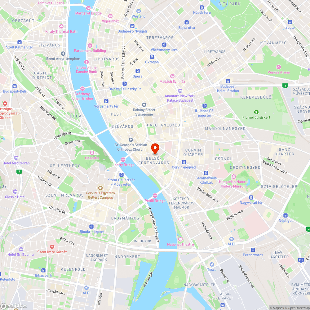 Csatorna bejelentés helye