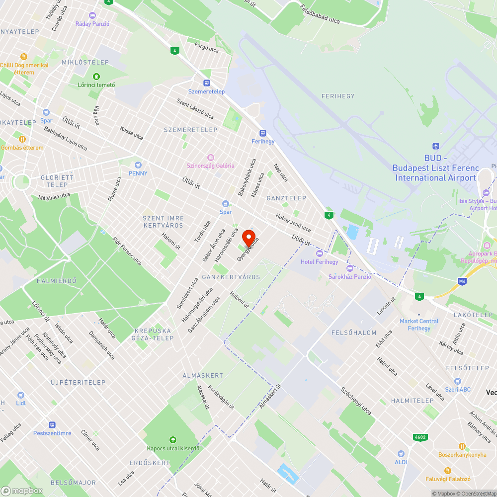 Kidöntött betonoszlop bejelentés helye