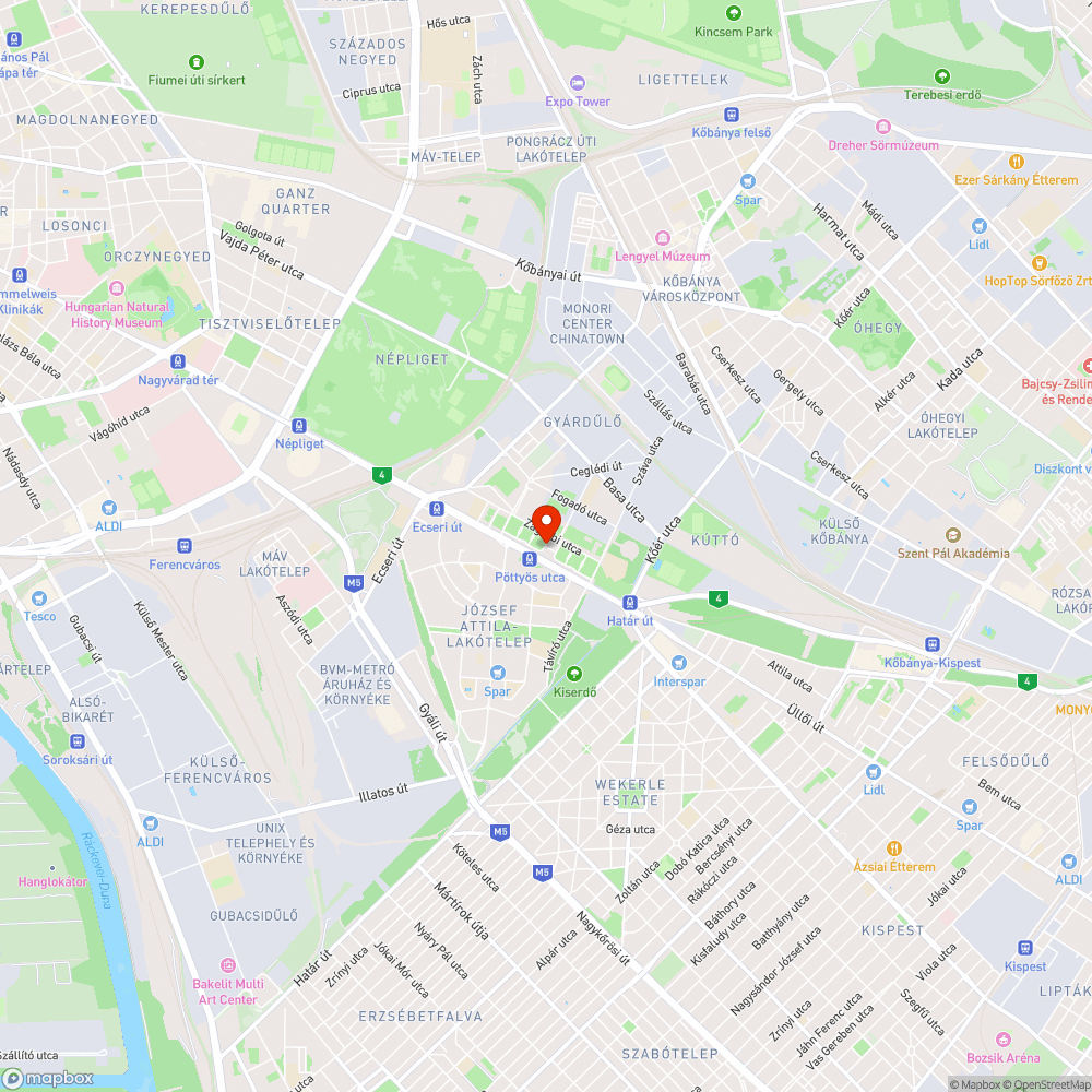 Letört faág a járdán bejelentés helye