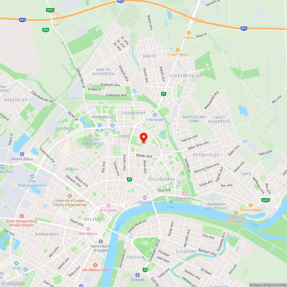 Kátyúk a Hajlat utca és az Építő utca sarkán bejelentés helye