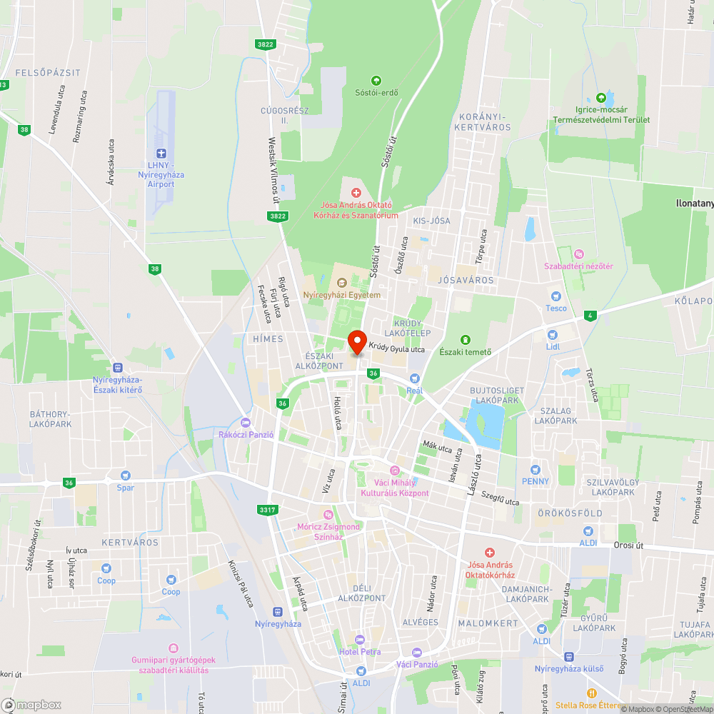 Eü. Főiskola bejelentés helye