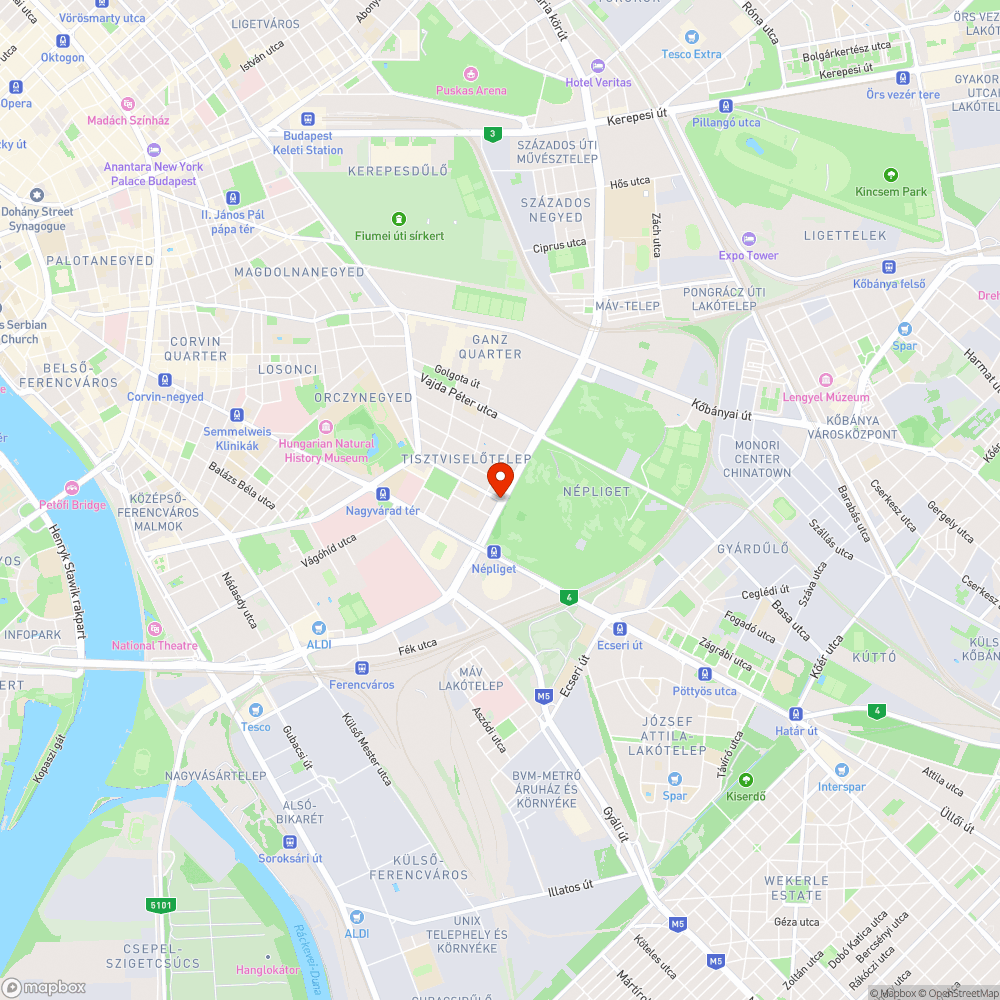 Rozsdás, kidöntött oszlop bejelentés helye