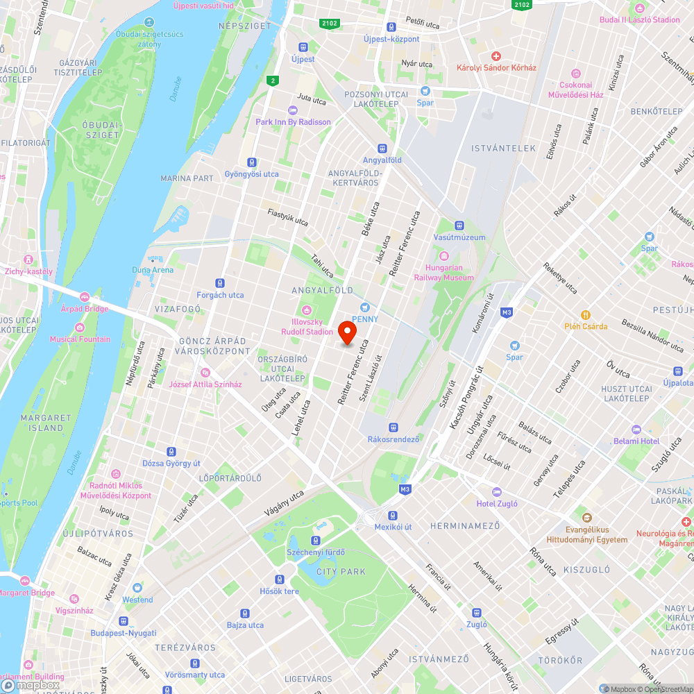 Jász utca 71 járdaszakasz bejelentés helye