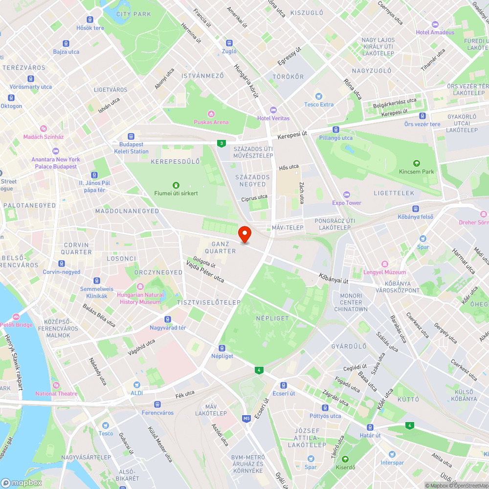 Bukkanós aszfalt, csúszós sínpárok a kerékpárúton bejelentés helye