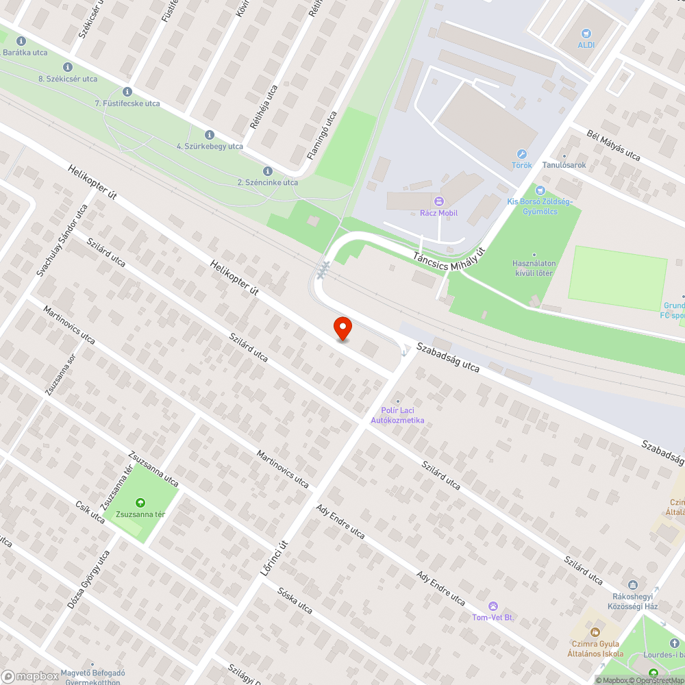 Csapadékvíztározó védőkorlátjának biztonsága bejelentés helye