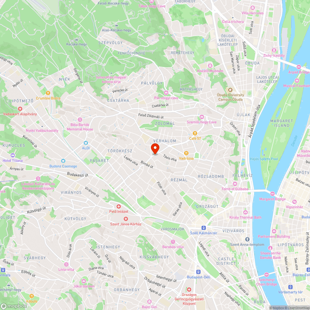 Efelejtett betonakadály bejelentés helye