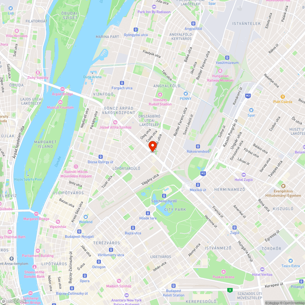 Utastájékoztatás Lehet utca/RK körút aluljáró bejelentés helye