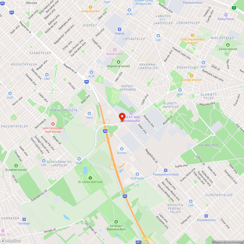 Igénytelen buszmegálló bejelentés helye