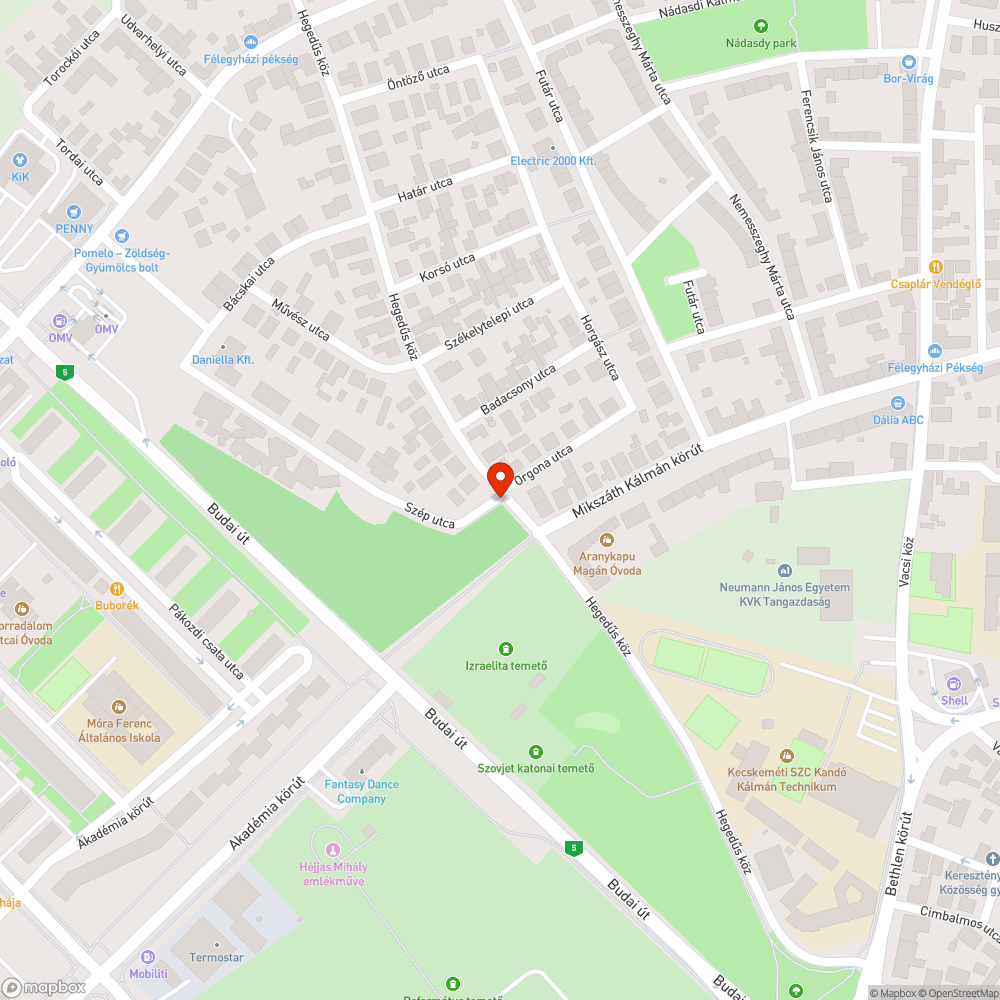 Járda minőségi és kapcsolódási hibája a Szép utcánál - ÚJRAKÜLDVE bejelentés helye