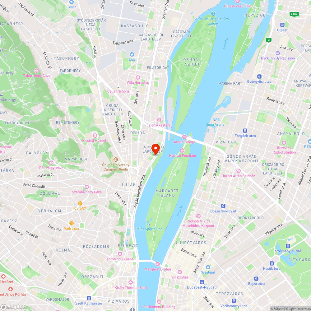 Leszakadt faág bejelentés helye