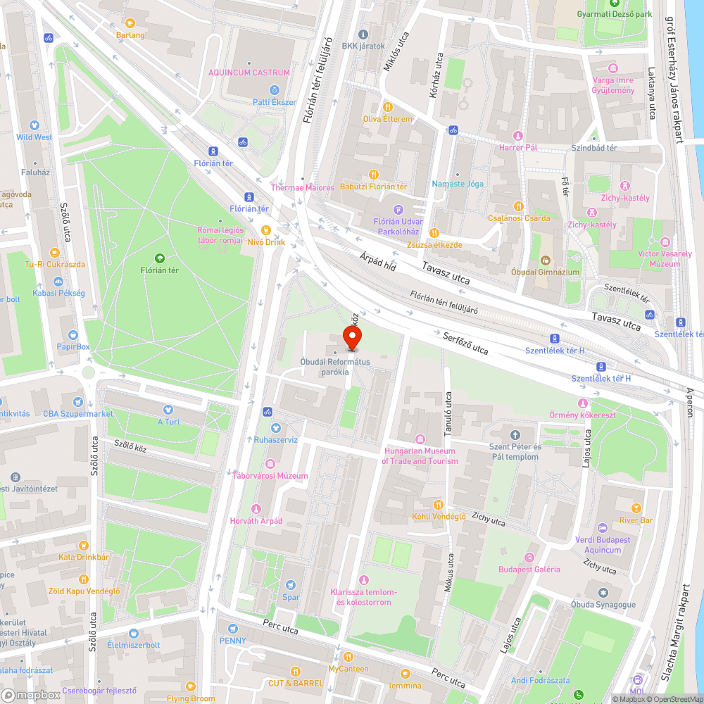 Eltömődött kanális bejelentés helye