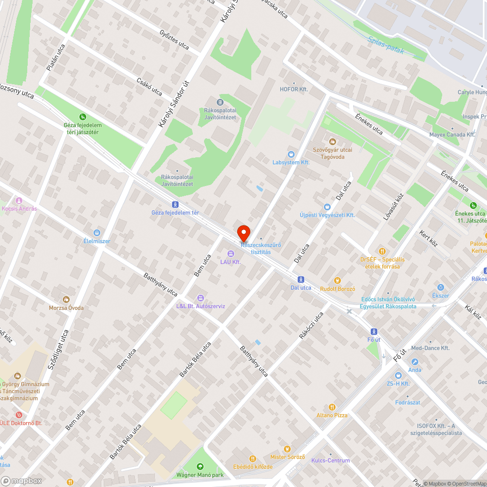 Elhagyott Chevrolet Cruze taxi - Pozsony utca bejelentés helye