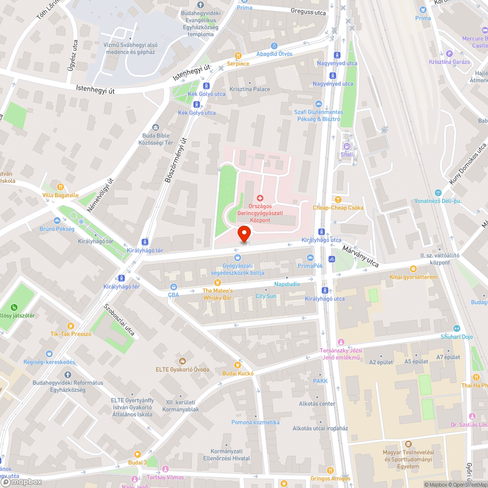 Eltömődött víznyelő a Királyhágó utcában bejelentés helye