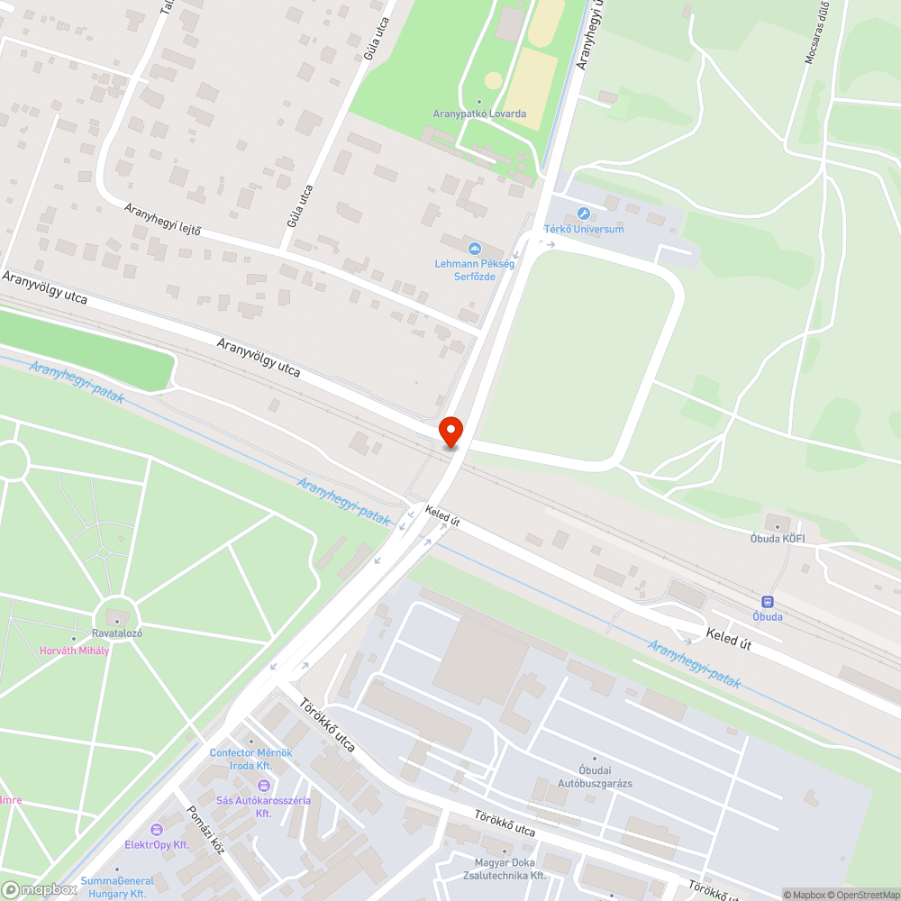 Graffitis felüljáró bejelentés helye