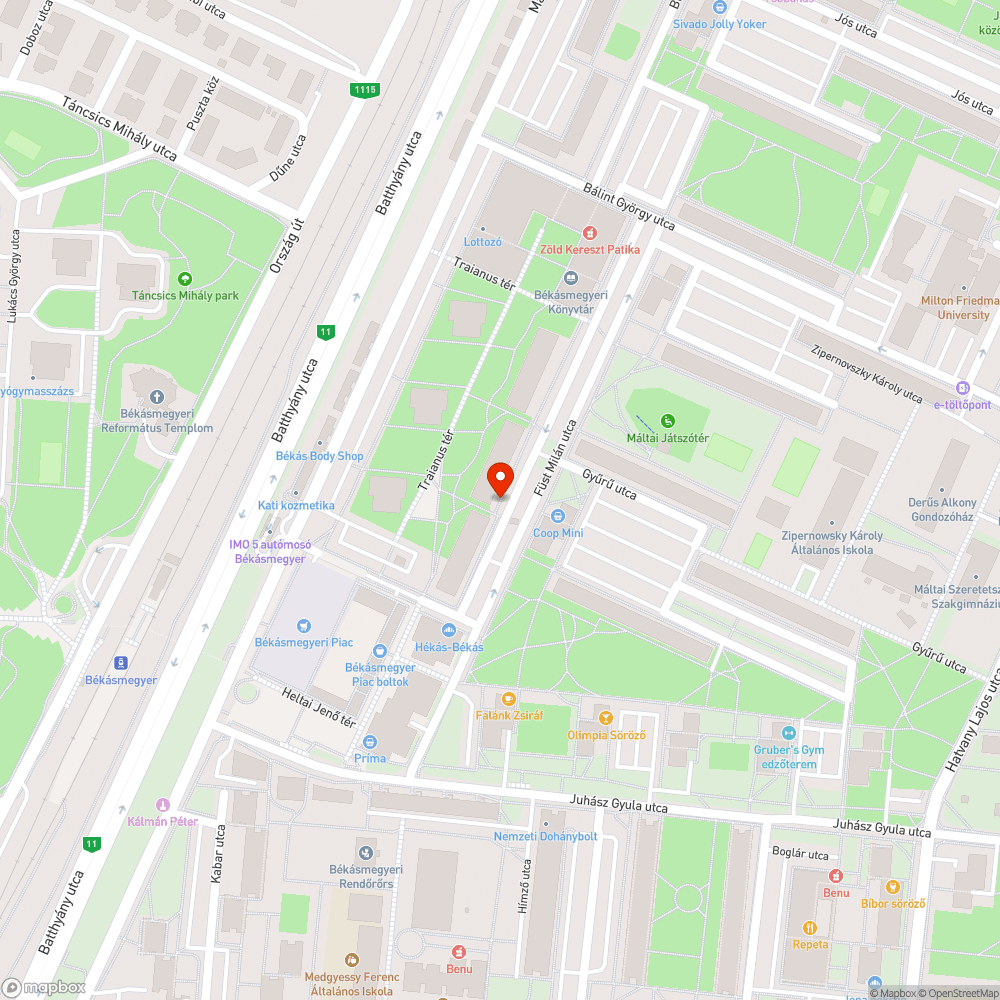 Nagyon rossz állapotú pad bejelentés helye