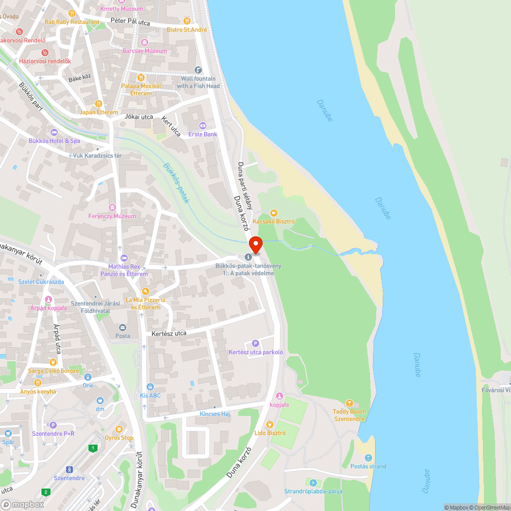 Graffitis parkolóóra bejelentés helye