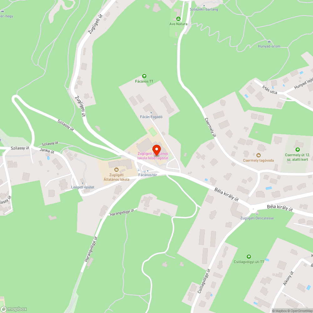 Ürítetlen kuka bejelentés helye