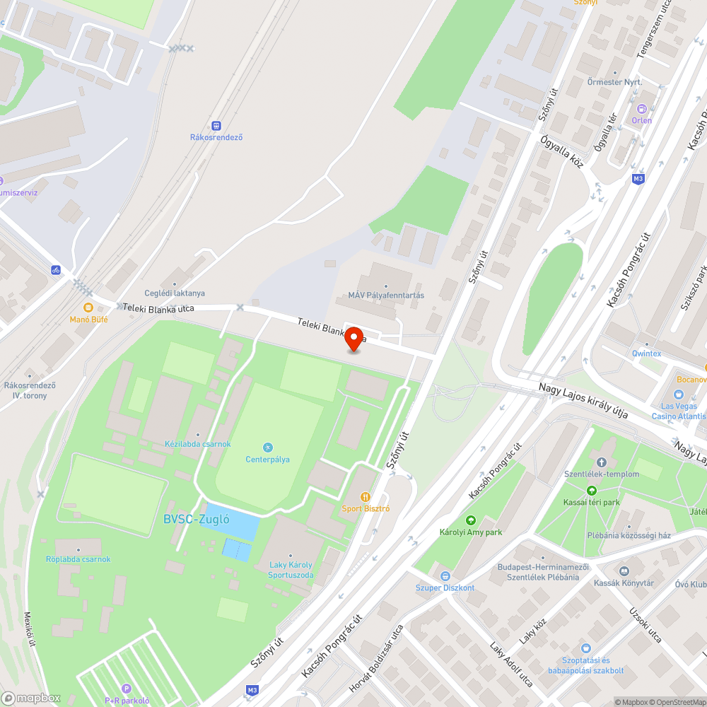 Roncs bejelentés helye