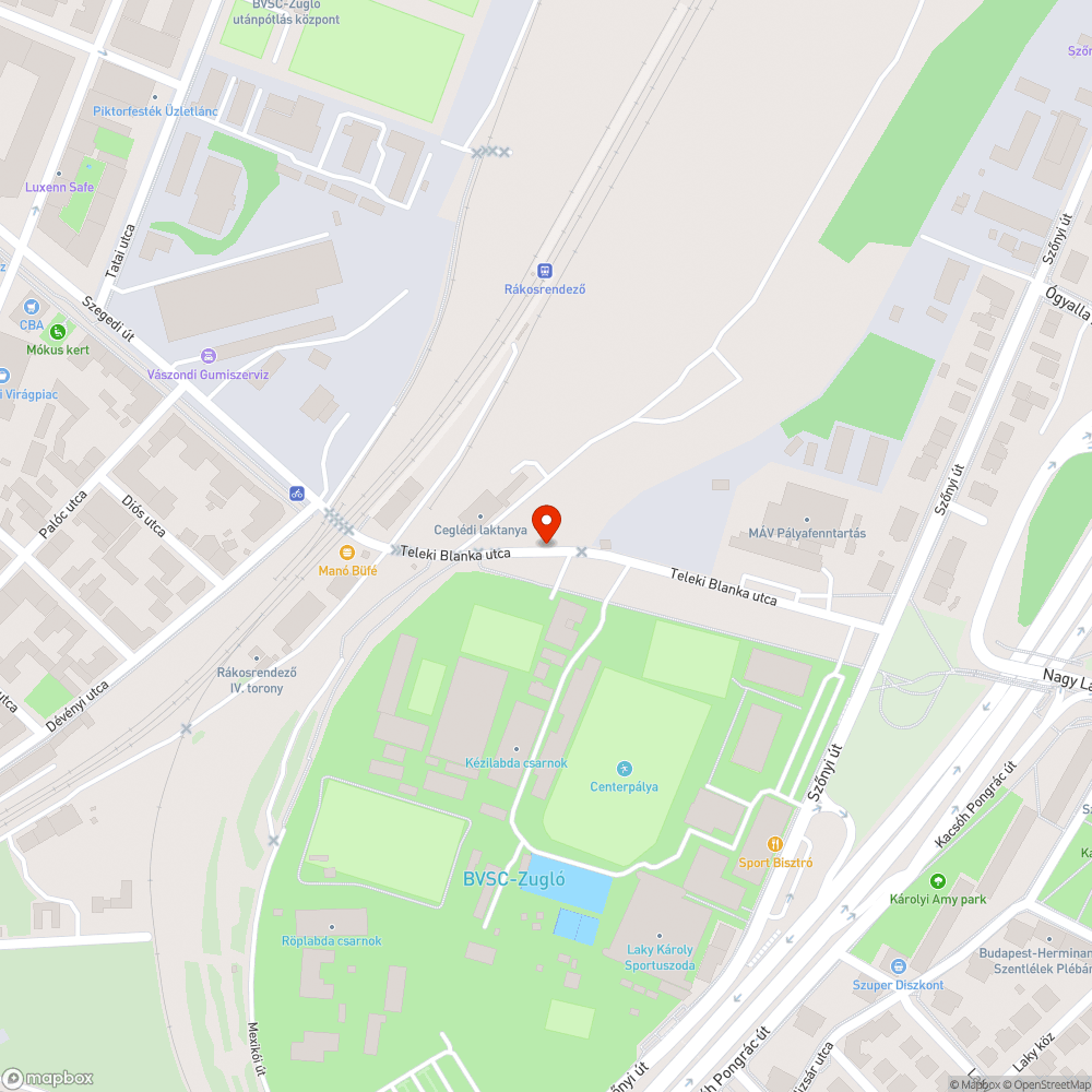 Roncs bejelentés helye