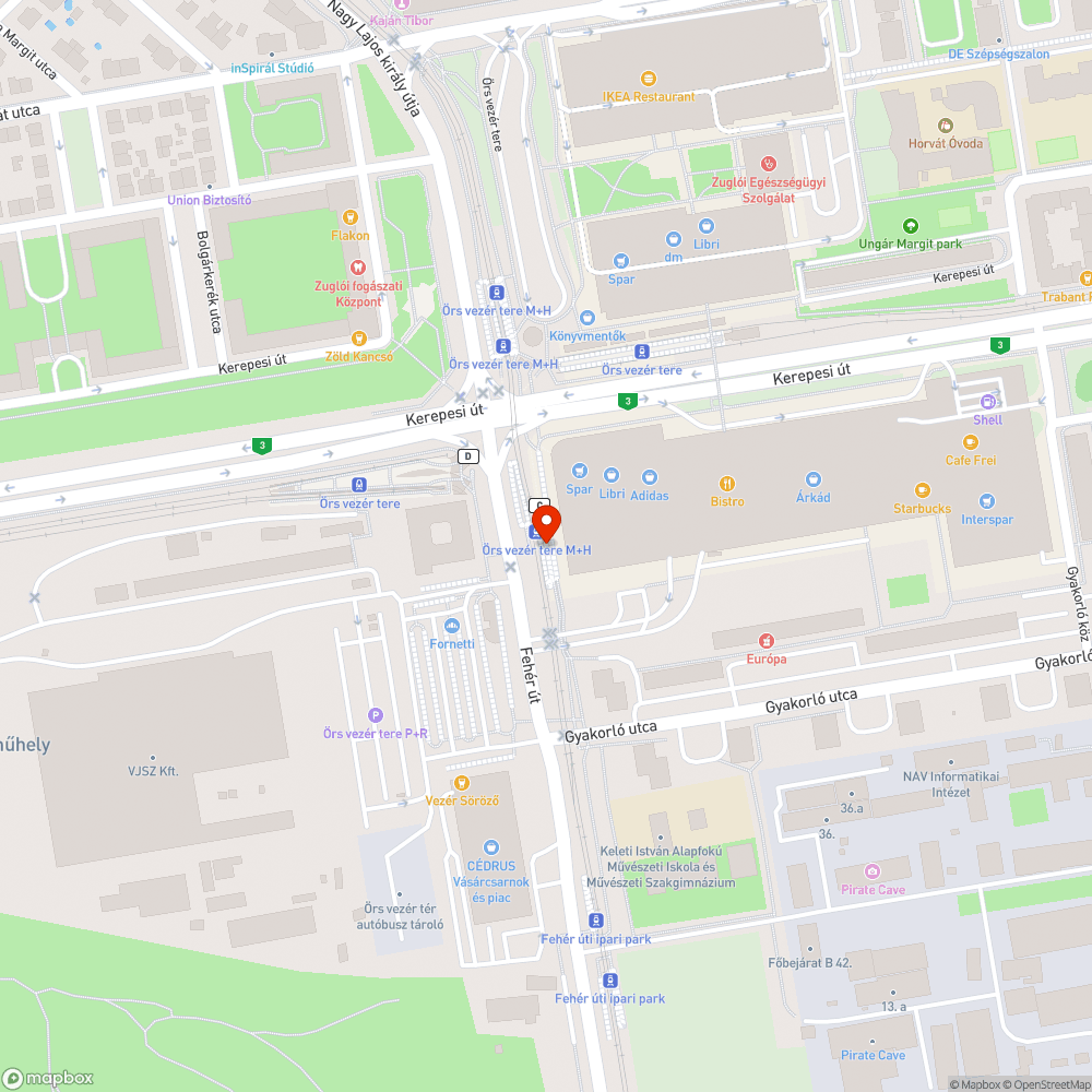 ALDI-s bevásárlókocsi bejelentés helye