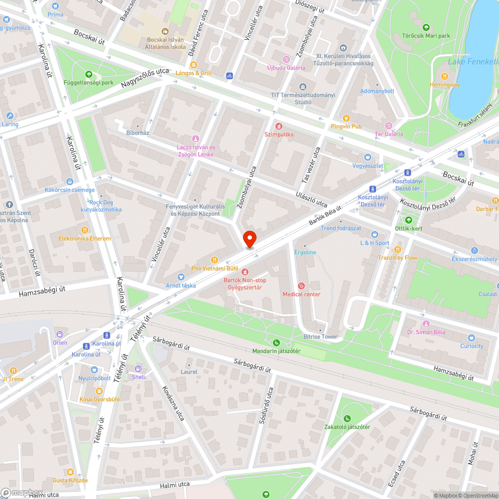 Hiányzó gyalogátkelő bejelentés helye