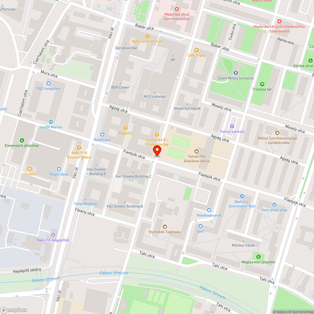 Fiastyúk x Madarász Viktor kátyú bejelentés helye