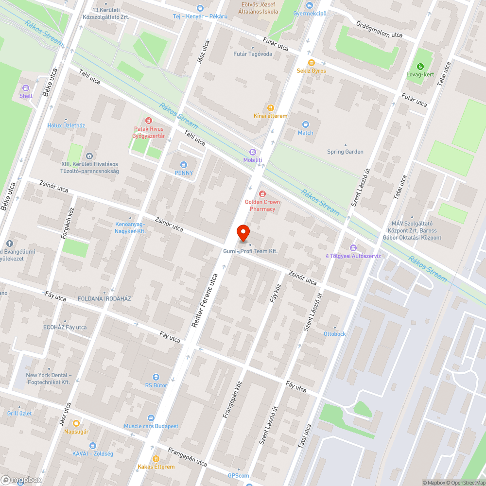 Parkolónak használt járda bejelentés helye