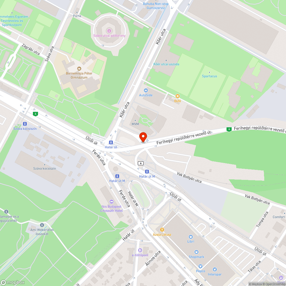 Graffitik és vizelet szag bejelentés helye