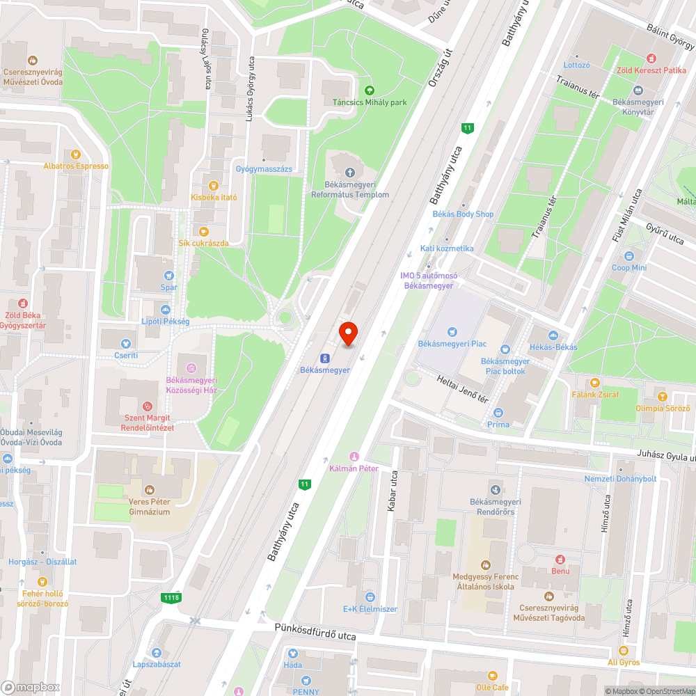 Szokásos keréktörő és bozót bejelentés helye