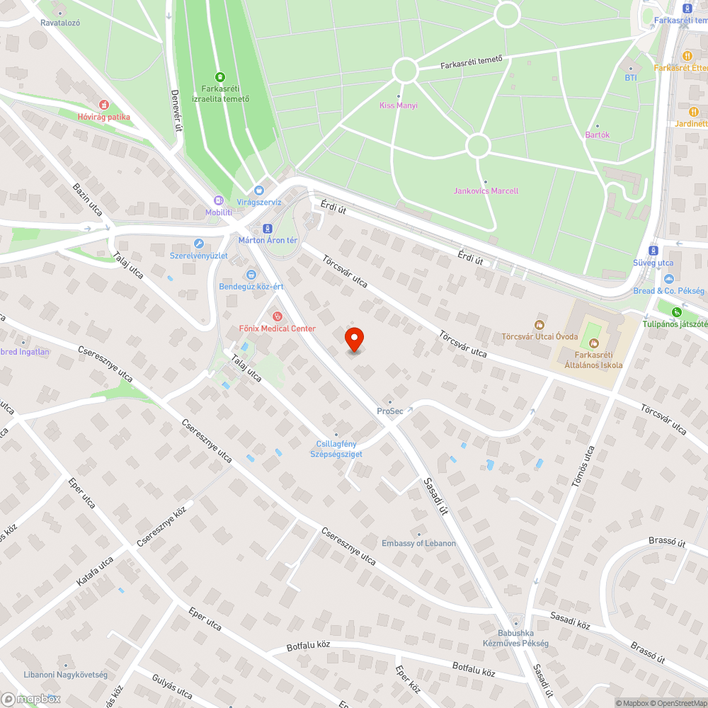 fedél bejelentés helye